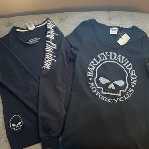 Two Harley Davidson Shirts